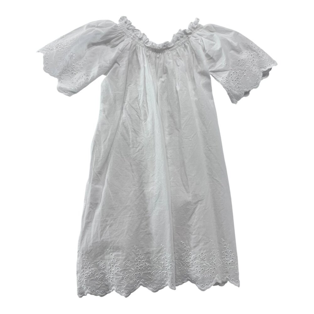 AMIKI - NIGHTGOWN - 100% COTTON - WHITE  - NEW NO TAG - Picture 3 of 4